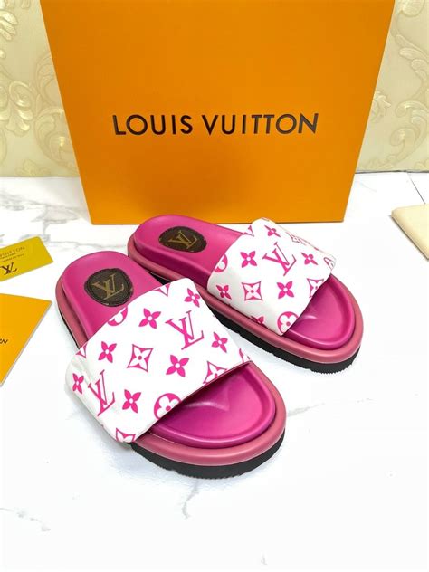 louis vuitton pillow slides|louis vuitton slip ons.